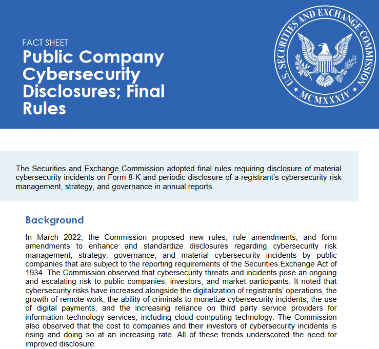 SEC adopts cyberattack disclosure rules, listed crypto firms included