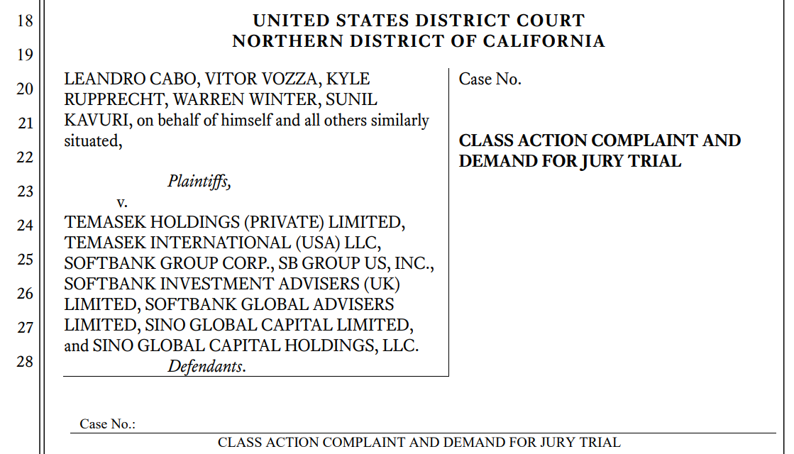 Temasek, Sequoia Capital, Softbank, leading VCs face lawsuit for “abetting” FTX fraud